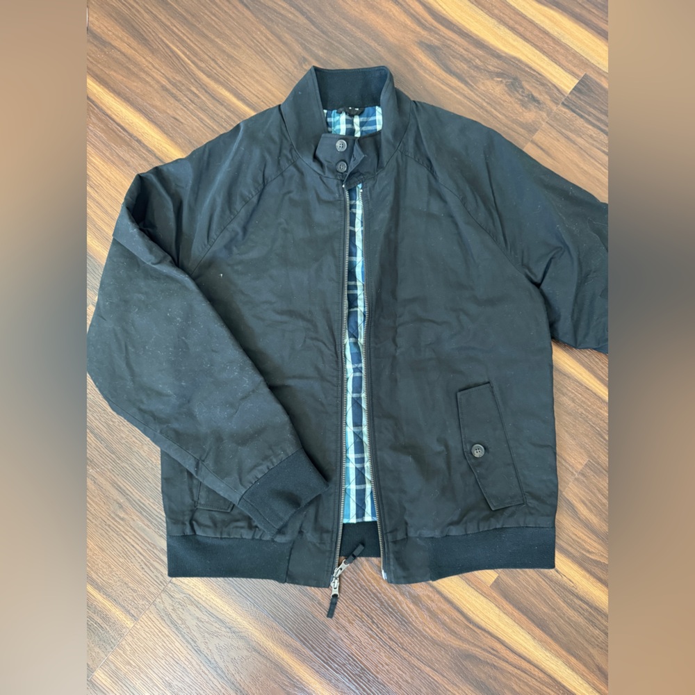 Men's Black Bomber Jacket